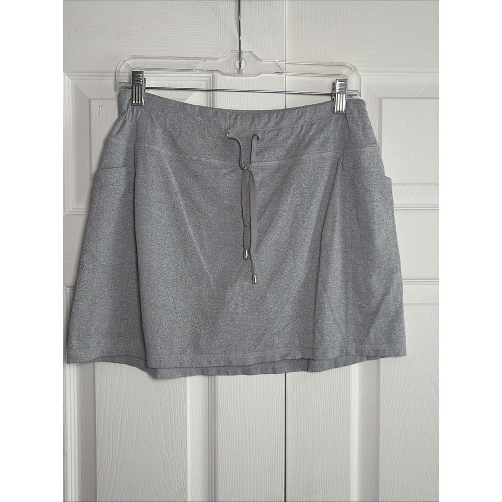 Kyodan Active Skort Womens Size‎ Large Gray Tennis Golf Skirt Pockets Sporty